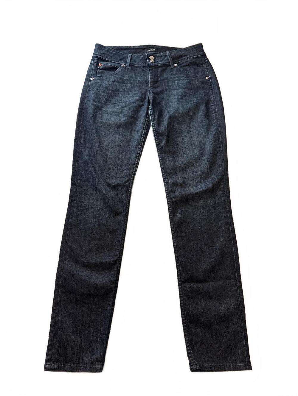 Hudson Women’s Dark Wash Skinny Jeans Size 29 Dark Indigo Stretch Denim